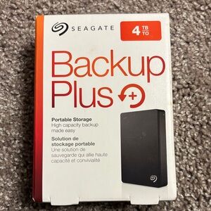 Seagate Backup Plus 4TB Portable Storage